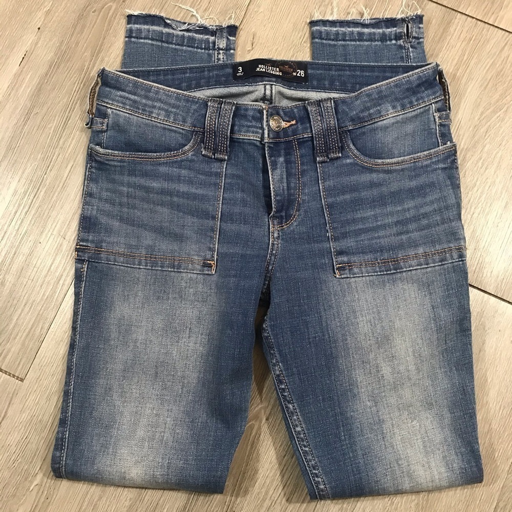 Hollister Medium Wash‎ Jean Leggings size 3